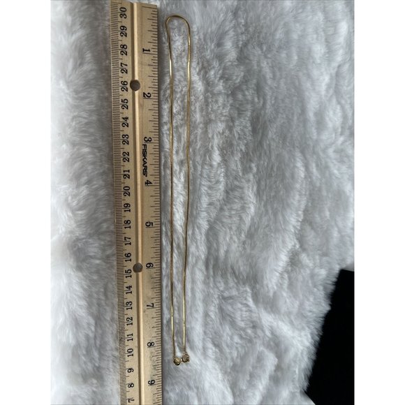 Lot of 3 Necklaces Gold Tone Chains - Picture 14 of 16